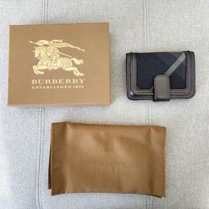 Burberry Metallic Card Case Wallet